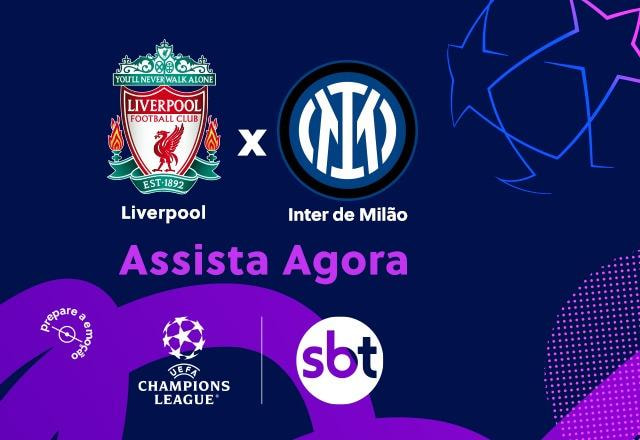 Ao vivo: assista Liverpool x Inter de Milão pelas oitavas de final da Champions League
