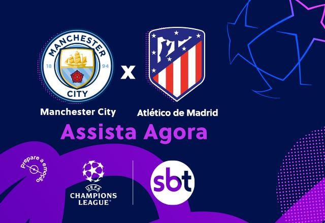 Imagem da noticia Ao vivo: assista Manchester City x Atlético de Madrid pela Champions League