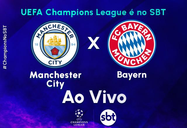 Ao vivo: assista Manchester City x Bayern de Munique pela Champions League