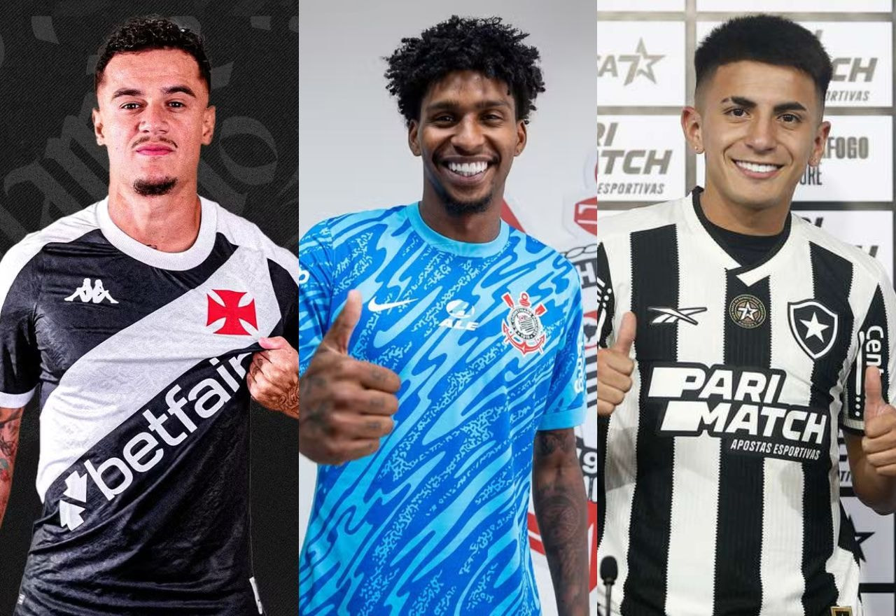 Confira todas as contratações dos times da Série A na janela do futebol brasileiro