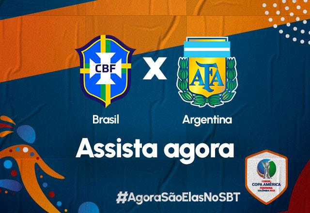 Imagem da noticia Ao vivo: assista Brasil x Argentina pela Copa América Feminina