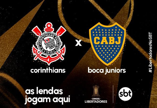 Imagem da noticia SBT transmite Corinthians x Boca Juniors pela Libertadores
