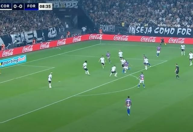 Imagem da noticia Fortaleza cria, Guilherme chuta da entrada da área e Cássio agarra firme