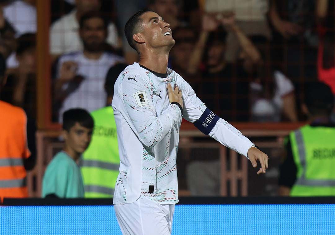 Imagem da noticia Em dia de CR7, Portugal atesta favoritismo e passeia sobre a Armênia pelas Eliminatórias