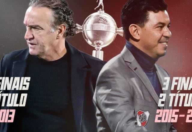 Cuca x Gallardo: dois últimos vices da Libertadores comandam Atlético-MG e River por vaga na semifinal