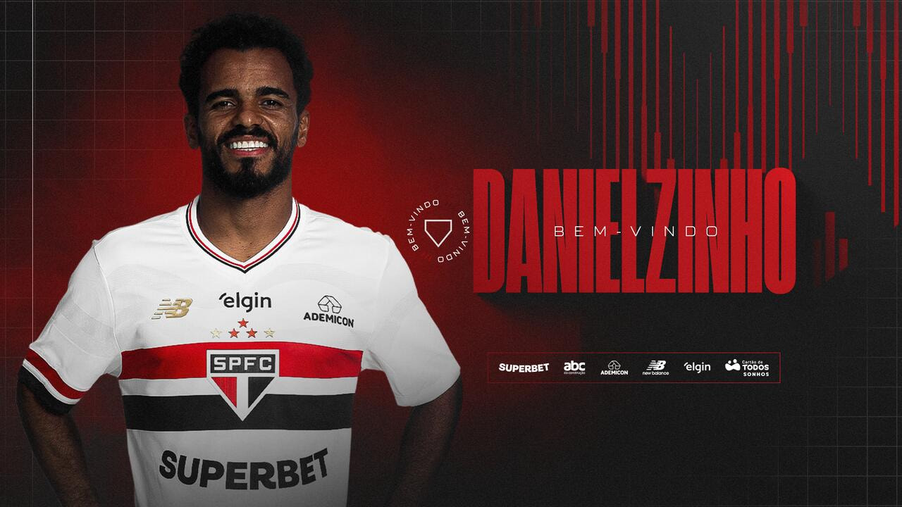 Imagem da noticia São Paulo anuncia a contratação do meia Danielzinho