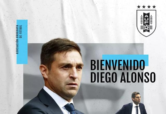 Imagem da noticia Diego Alonso frustra sonho de Aguirre e é o novo técnico do Uruguai