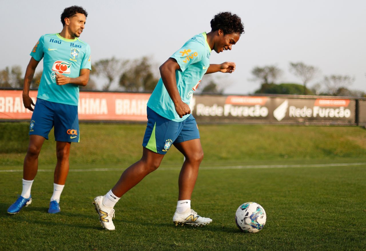 Imagem da noticia Dorival Júnior esboça seleção brasileira com Endrick de titular