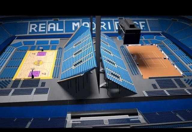 Estádio do Real Madrid terá gramado retrátil para receber outros esportes