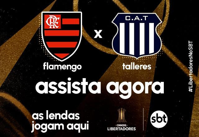 Ao vivo: assista Flamengo x Talleres pela Libertadores