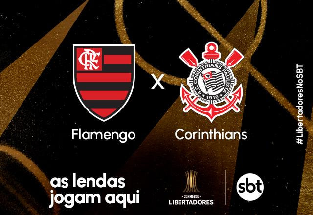 SBT transmite Flamengo x Corinthians pelas quartas da Libertadores