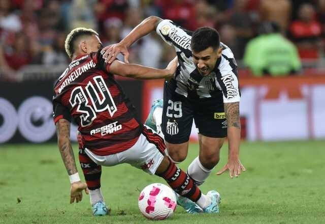 Imagem da noticia "Sem impacto algum": revisão do VAR revela análise de polêmica em Flamengo x Santos