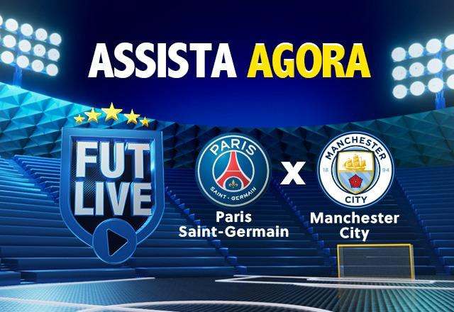 Ao vivo: Futlive pós-jogo de PSG x Manchester City pela Liga dos Campeões