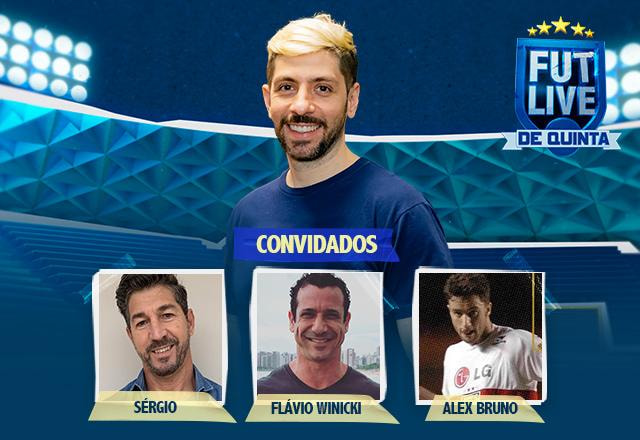 Imagem da noticia Futlive de Quinta recebe ex-goleiro do Palmeiras e ex-zagueiro do São Paulo