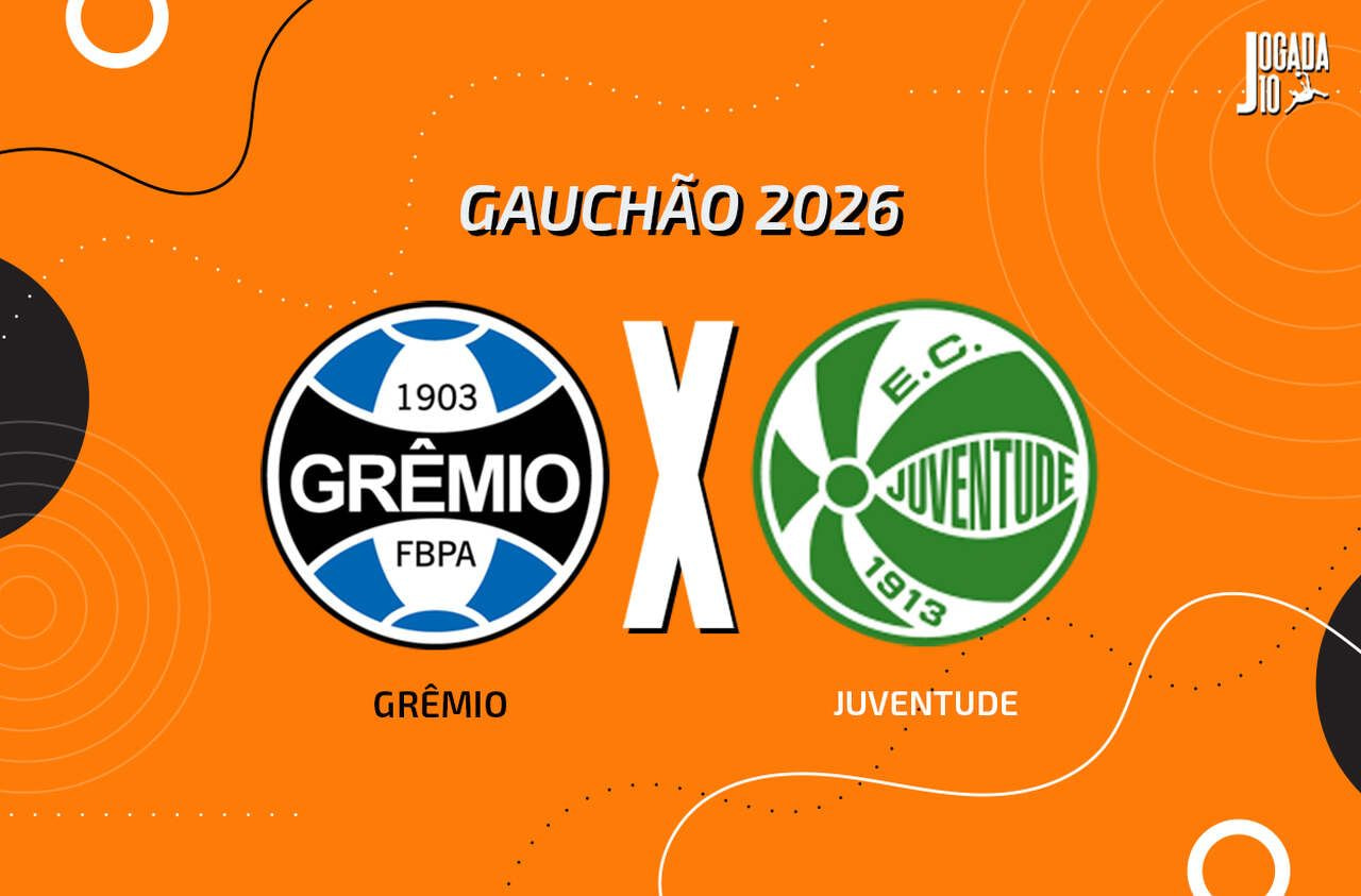 Imagem da noticia Grêmio x Juventude: onde assistir, escalações e arbitragem