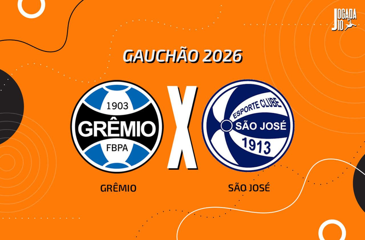 Imagem da noticia Grêmio x São José: onde assistir, escalações e arbitragem