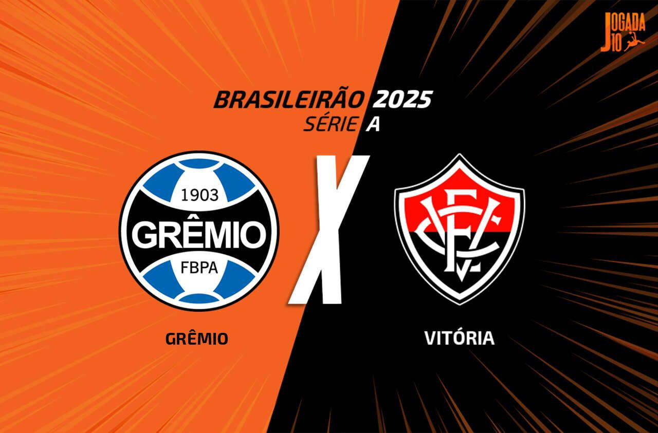 Imagem da noticia Grêmio x Vitória: onde assistir, escalações e arbitragem
