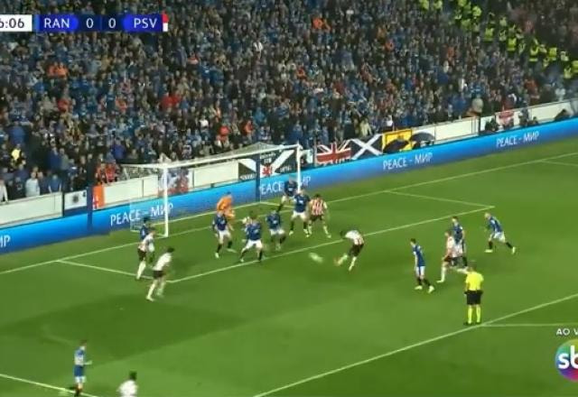 Imagem da noticia Sangaré aproveita bobeira da zaga do Rangers e marca para o PSV