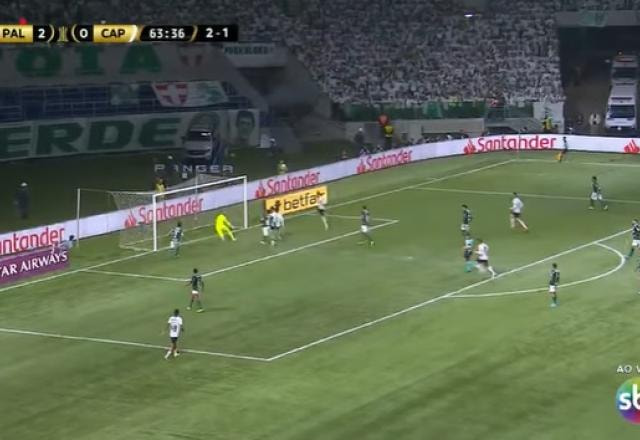 Imagem da noticia Após boa jogada, Pablo diminui para o Athletico-PR contra o Palmeiras