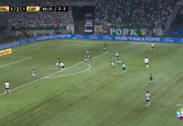 Imagem da noticia Terans manda uma bomba e empata para o Athletico-PR contra o Palmeiras