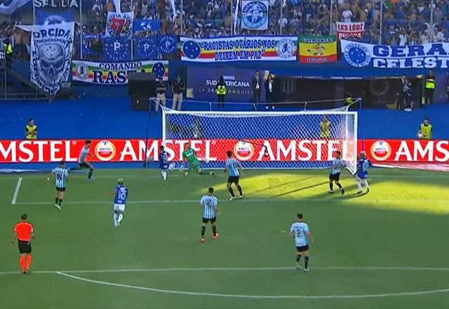 Imagem da noticia Jogo aberto! Kaio Jorge marca e diminui para o Cruzeiro na final da Sul-Americana