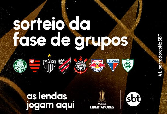 SBT Sports transmite sorteio da fase de grupos da Libertadores