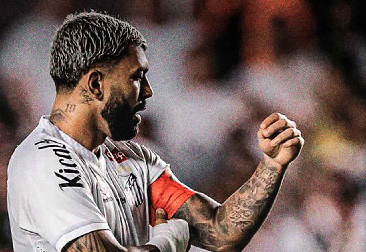 Imagem da noticia Gabigol dá razão para o protesto da torcida no Santos: "Tem o direito"