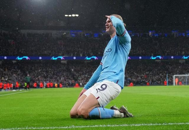 Haaland anota cinco, City atropela RB Leipzig e avança na Champions