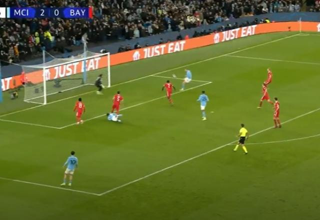 Imagem da noticia Sempre ele! Haaland faz 3 a 0 para o Manchester City sobre o Bayern