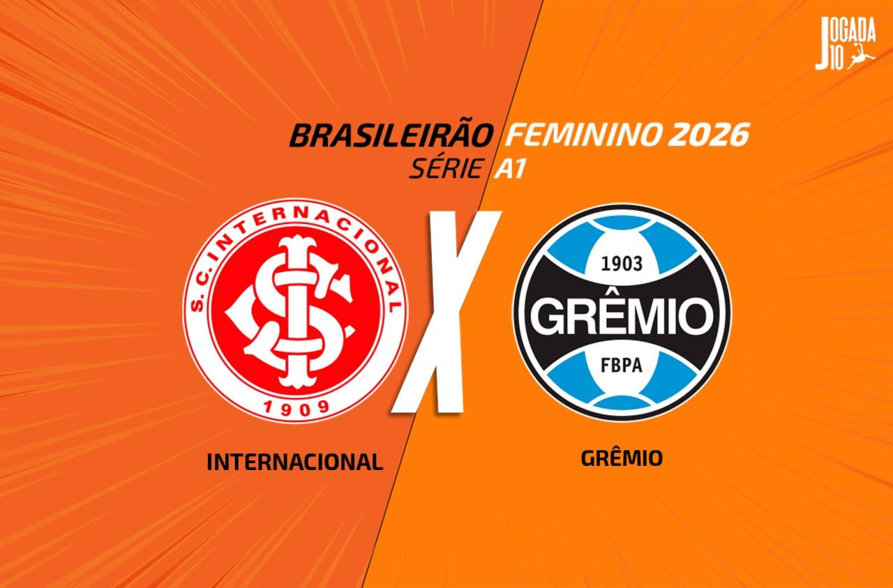 Imagem da noticia Internacional x Grêmio (feminino): onde assistir, escalações e arbitragem