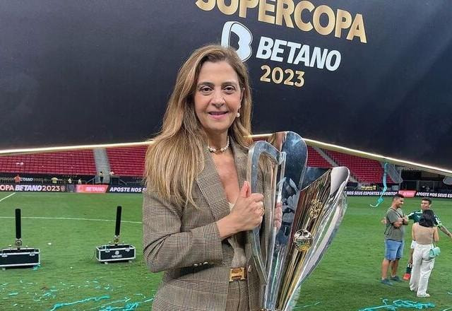 Imagem da noticia Leila Pereira compra avião para melhorar logística do Palmeiras
