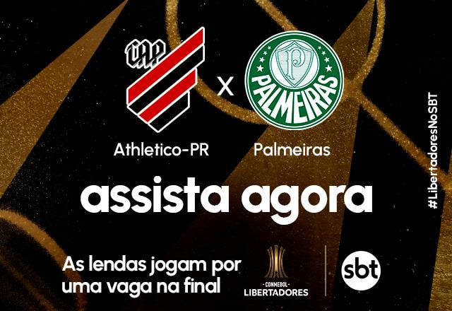 Ao vivo: assista Athletico-PR x Palmeiras pela semifinal da Libertadores