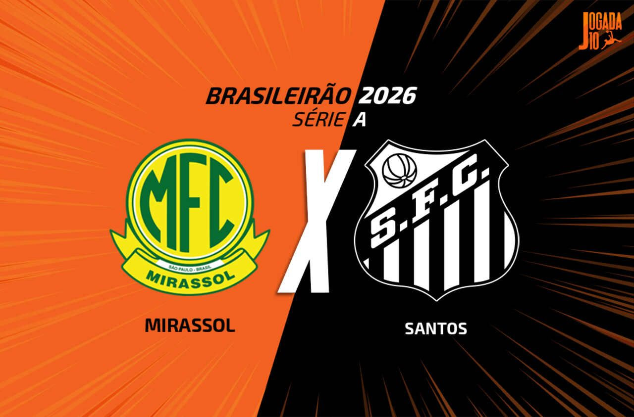 Imagem da noticia Mirassol x Santos: onde assistir, escalações e arbitragem