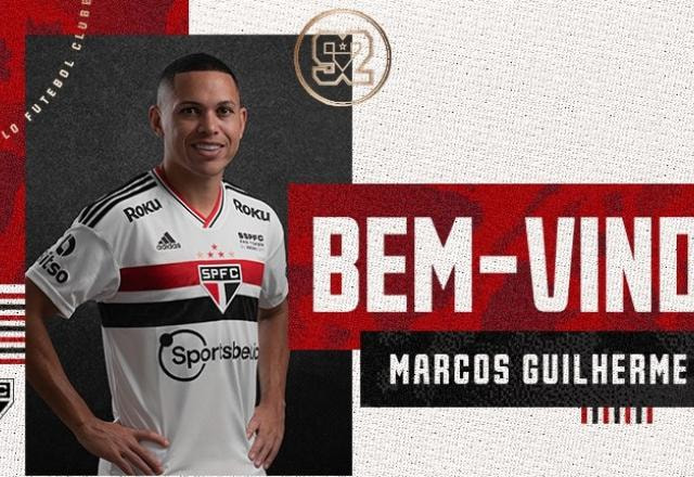 Imagem da noticia Marcos Guilherme é anunciado pelo São Paulo: "Por todo o carinho que tenho"