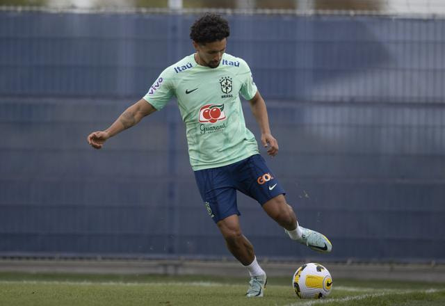 Imagem da noticia Com Marquinhos e TV em campo, Brasil realiza 3º treino para a Copa