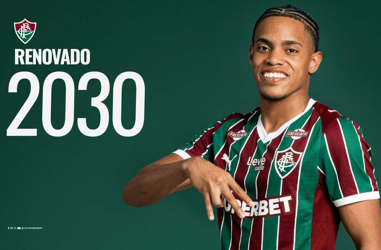 Imagem da noticia Fluminense anuncia a renovação de contrato de joia da base