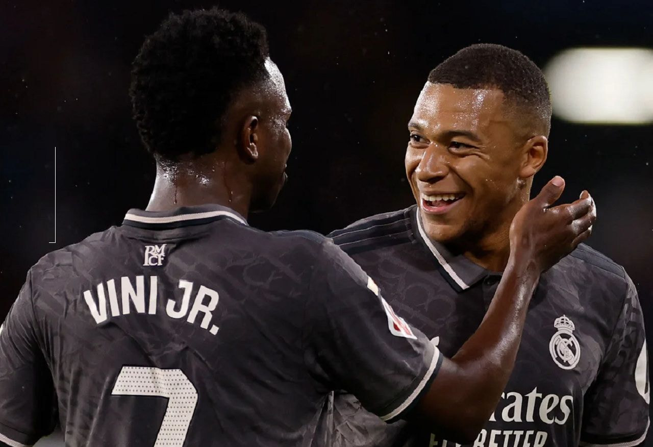 Marca vê dupla Vini Jr e Mbappé como “conexão falida” no Real Madrid