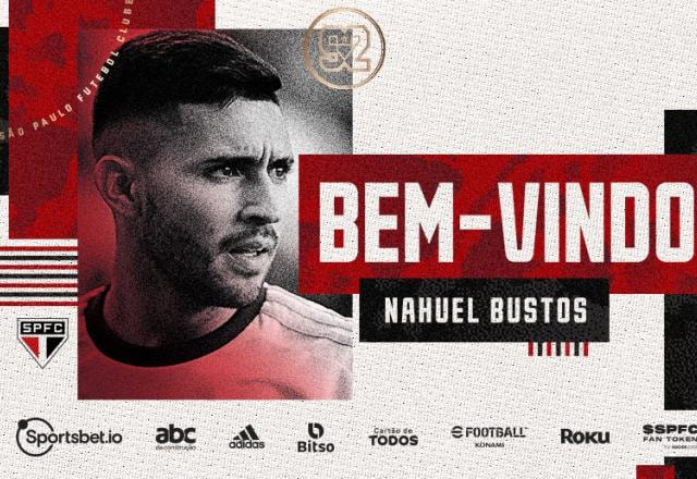São Paulo contrata o argentino Nahuel Bustos, que pertence ao Grupo City