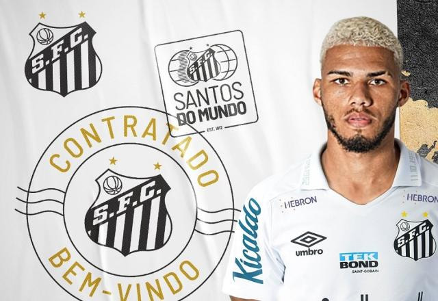 Imagem da noticia Santos anuncia o lateral-direito Nathan Santos, revelado pelo Vasco