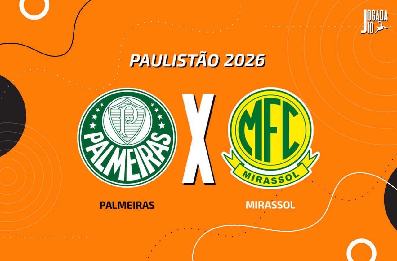 Imagem da noticia Palmeiras x Mirassol: onde assistir, escalações e arbitragem