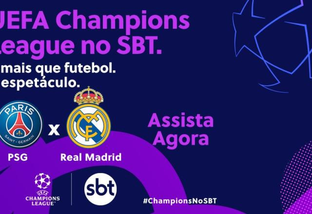 Ao vivo: assista PSG x Real Madrid pelas oitavas de final da Champions League