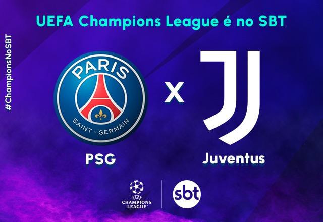 Imagem da noticia SBT transmite PSG x Juventus pela Champions League