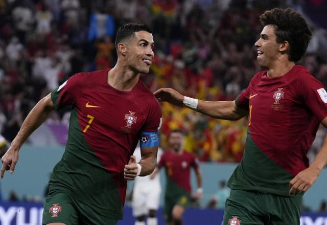 Portugal vence Gana em jogo com cinco gols e recorde de Cristiano Ronaldo
