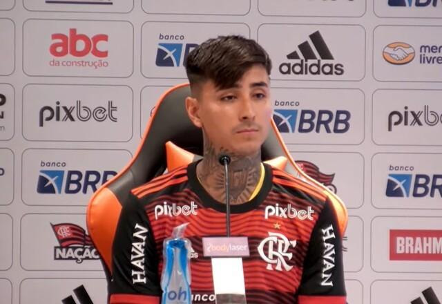 Imagem da noticia Apresentado no Flamengo, Pulgar sonha com conquistas em 2022