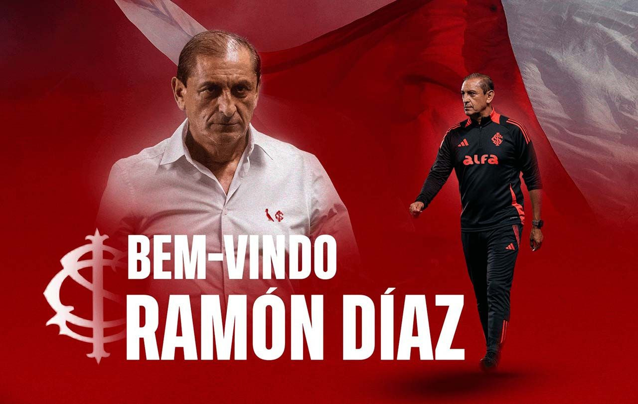 Imagem da noticia Internacional anuncia a contratação do técnico Ramón Díaz