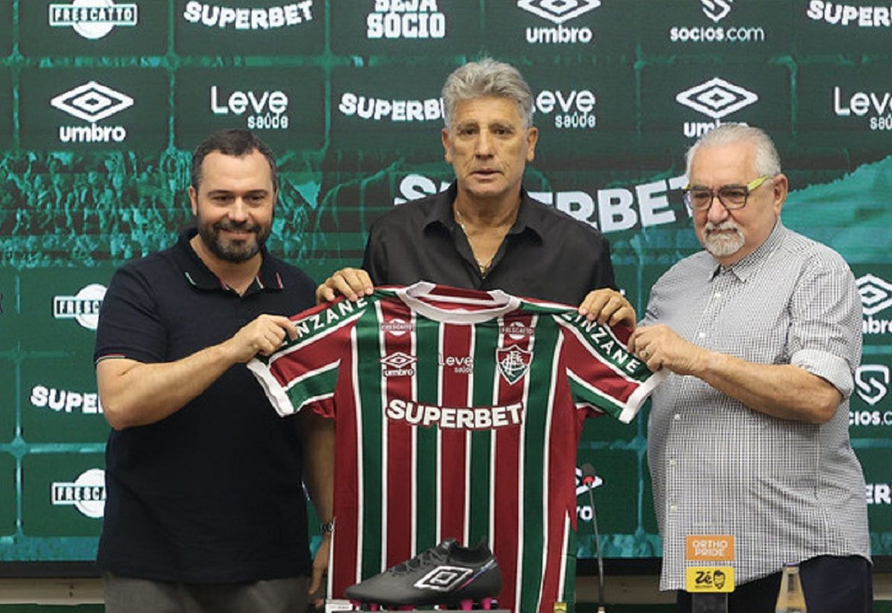 Imagem da noticia Renato Gaúcho é apresentado e avisa: “O Fluminense vai jogar como time grande”