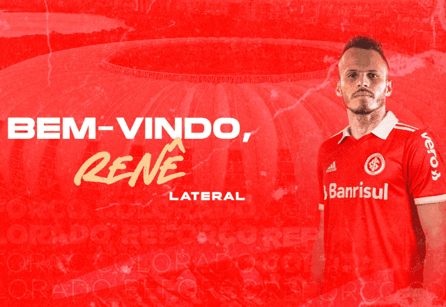 Imagem da noticia Internacional anuncia contratação do lateral-esquerdo Renê
