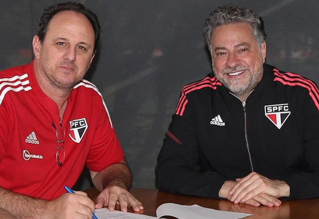 Imagem da noticia Rogério Ceni renova contrato com o São Paulo até o fim de 2023