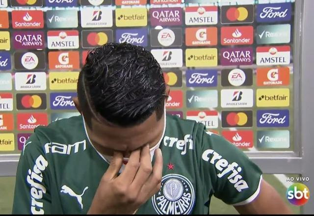 Imagem da noticia Após gol histórico pelo Palmeiras, Rony chora: "Eu não sou nada"
