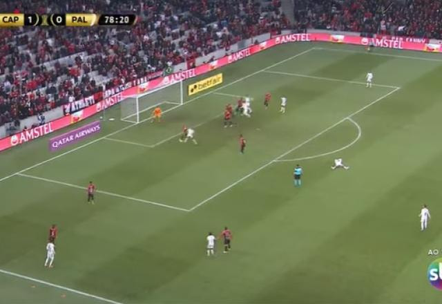 Imagem da noticia Rony manda de letra e quase faz golaço para o Palmeiras contra o Athletico-PR